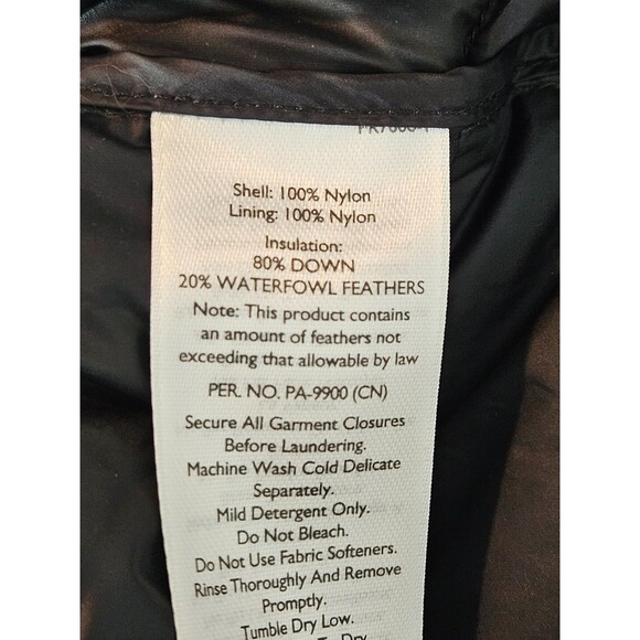 Eddie Bauer Puffer Vest Womens 2XL Black EB650 Cirruslite Storm Repel 650 FP Dow - Picture 7 of 8